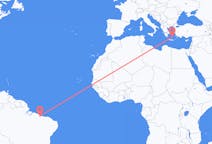 Flights from São Luís, Brazil to Santorini, Greece