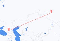 Flyrejser fra Novosibirsk, Rusland til Mineralnye Vody, Rusland