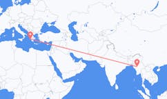 Flights from Bagan, Myanmar (Burma) to Zakynthos Island, Greece