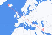 Flights from Shiraz to Reykjavík