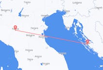 Flyg från Parma, Italien till Zadar, Kroatien