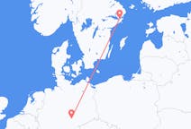 Flyg från Stockholm, Sverige till Erfurt, Tyskland