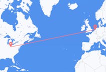 Flyrejser fra Dayton, USA til Amsterdam, Holland