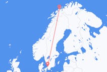 Vols depuis la ville de Ängelholm vers la ville de Tromsø