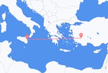 Vuelos de Denizli, Turquía a Catania, Italia