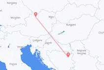 出发地 奥地利林茨目的地 波斯尼亚和黑塞哥维那图兹拉的航班