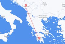 Vluchten van Podgorica naar Kalamáta