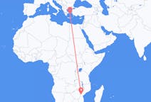 Flyreiser fra Chimoio, Mosambik til Mykonos, Hellas