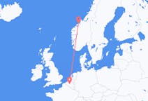 Flights from from Kristiansund to Brussels