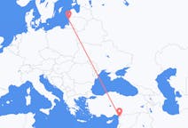 Flyreiser fra Palanga, Litauen til Hatay Province, Tyrkia