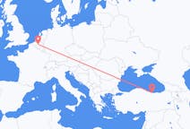 出发地 土耳其从奥尔杜出发目的地 比利时布鲁塞尔的航班