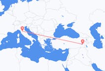 Flyrejser fra Van, Tyrkiet til Firenze, Italien