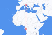 Flyrejser fra Cabinda, Angola til Rom, Italien
