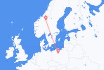 Flights from Røros, Norway to Bydgoszcz, Poland