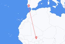 出发地 布基纳法索瓦加杜古目的地 葡萄牙法鲁的航班