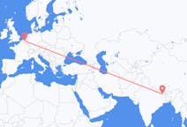 Loty z Radźbiradź, Nepal do Brukseli, Belgia