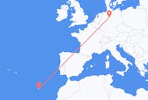 Vluchten van Funchal naar Hannover