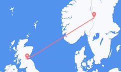 Flights from Rörbäcksnäs, Sweden to Edinburgh, the United Kingdom