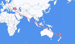 Vluchten van Whangarei, Nieuw-Zeeland naar Kayseri, Turkije