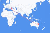 Flug frá Narrabri, Ástralíu til Antalya, Tyrklandi