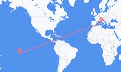 Flights from Ahe, French Polynesia to Olbia, Italy