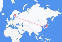 Flyrejser fra Shizuoka til Helsinki
