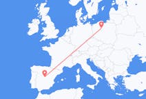 Flyg från Madrid, Spanien till Bydgoszcz, Polen