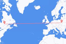 Flights from Chibougamau, Canada to Lublin, Poland