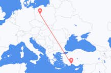 Vols de Poznań pour Antalya