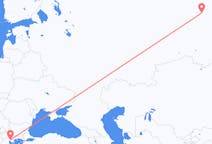 Fly fra Surgut til Thessaloniki