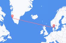 Flights from Aalborg to Nuuk