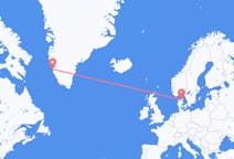 Flights from Aalborg to Nuuk