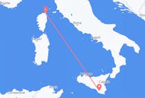 Flights from Comiso, Italy to Bastia, France