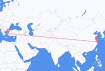 Flyreiser fra Shanghai, Kina til Izmir, Tyrkia