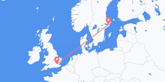 Flyreiser fra Storbritannia til Sverige