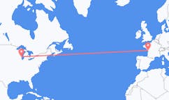 Flyreiser fra Milwaukee, USA til La Rochelle, Frankrike