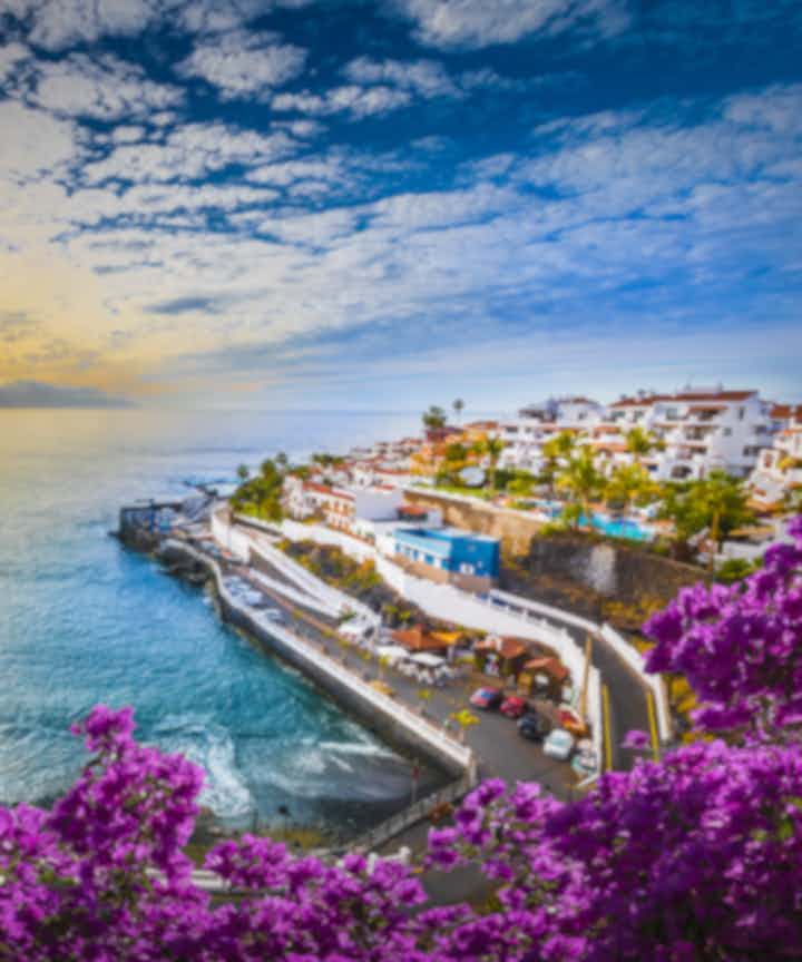 Flights from New Delhi in India to Tenerife in Spain