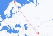 Flights from New Delhi, India to Ivalo, Finland