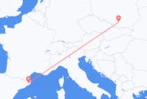 เที่ยวบิน จากคราคูฟ, โปแลนด์ ไปยัง ฌิโรนา, สเปน