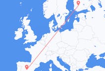 Flights from Madrid, Spain to Tampere, Finland