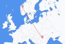 Vols depuis la ville de Sibiu vers la ville de Sogndal