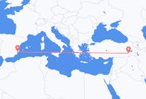 出发地 土耳其錫爾特目的地 西班牙阿利坎特的航班