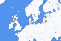 Flights from Kaunas, Lithuania to Glasgow, the United Kingdom