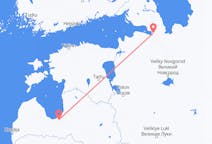 Flyg från Riga, Lettland till Sankt Petersburg, Ryssland