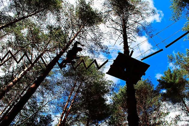 Tree and Slide -seikkailu Lamas de Mourossa PNPG:ssä