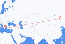 Flights from Manzhouli to Athens