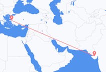 出发地 印度出发地 拉杰果德目的地 土耳其伊兹密尔的航班