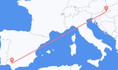 Fly fra Hévíz til Sevilla