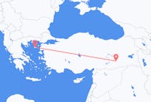 Flüge aus Diyarbakir, die Türkei nach Lemnos, Griechenland