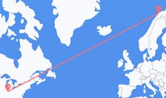 Flights from Indianapolis to Tromsø